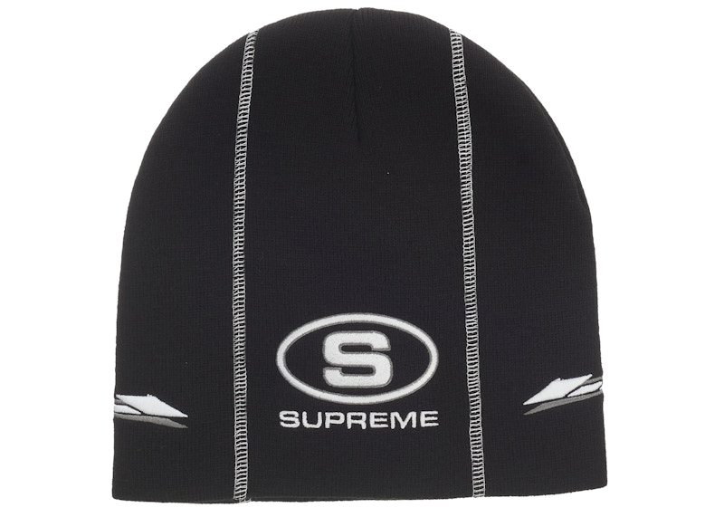 メンズウェア Supreme Racing Panel Beanie Black Supreme Racing Panel Beanie Black - FW25 - JP