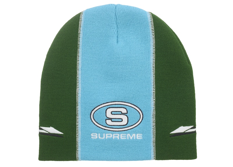 Supreme Racing Panel Beanie Green - FW25 - US