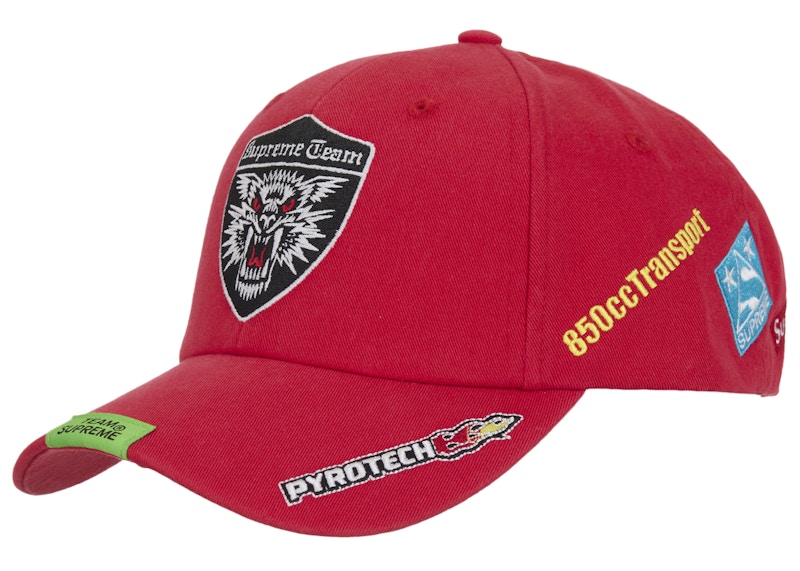 Supreme Racing Team 6-Panel Red - SS25 - US Supreme Racing Team 6-Panel Red - SS25 - US