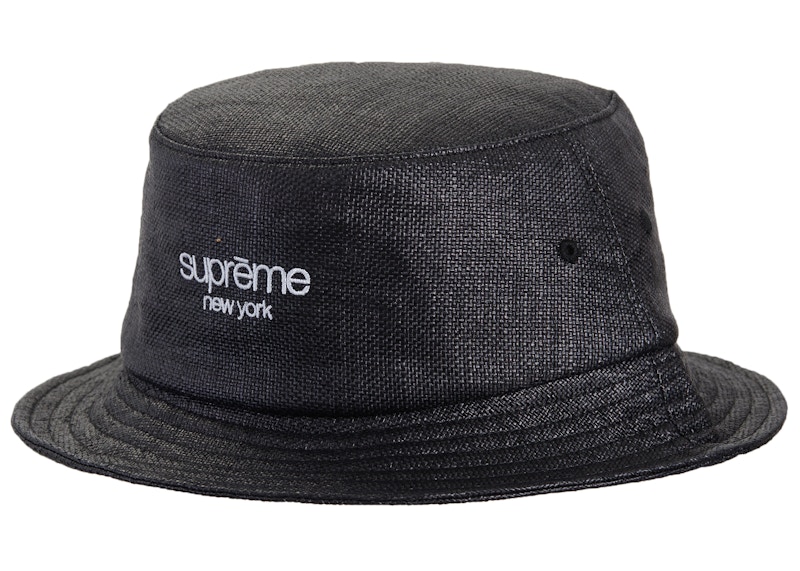 超激得超激得HOTSupreme Raffia Crusher(black) ハット