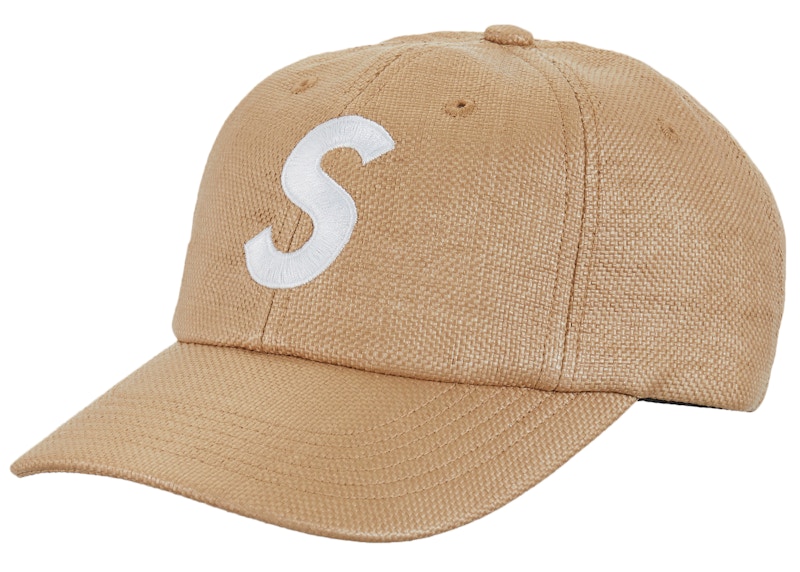 新品 Supreme Raffia S Logo 6-Panel  キャップ