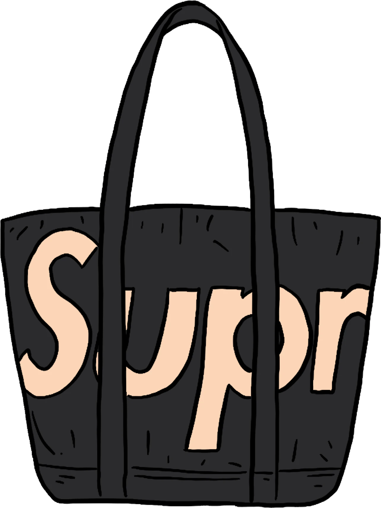 Supreme Raffia Tote Bag ブラック 20ss-