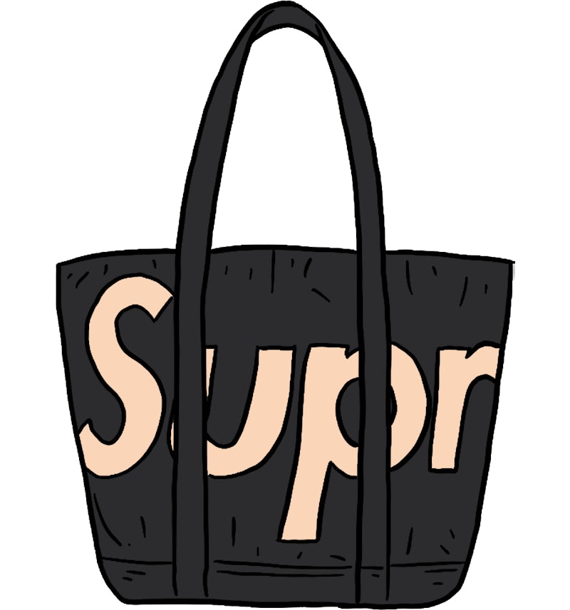 シュプリーム supreme トートバッグ Raffia Tote BLACK Supreme-Raffia-Tote-Black-