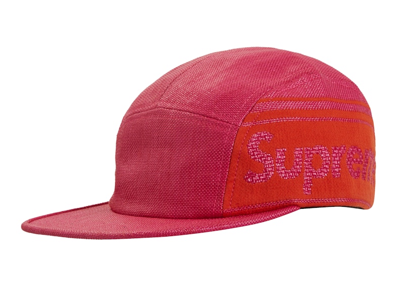 Supreme Raffia Woven Logo Camp Cap Magenta - SS19 - KR