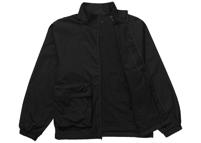 Supreme Raglan Utility Jacket Black Men's - SS23 - US