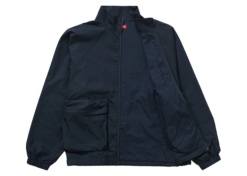 Supreme Raglan Utility Jacket Navy Men's - SS23 - US