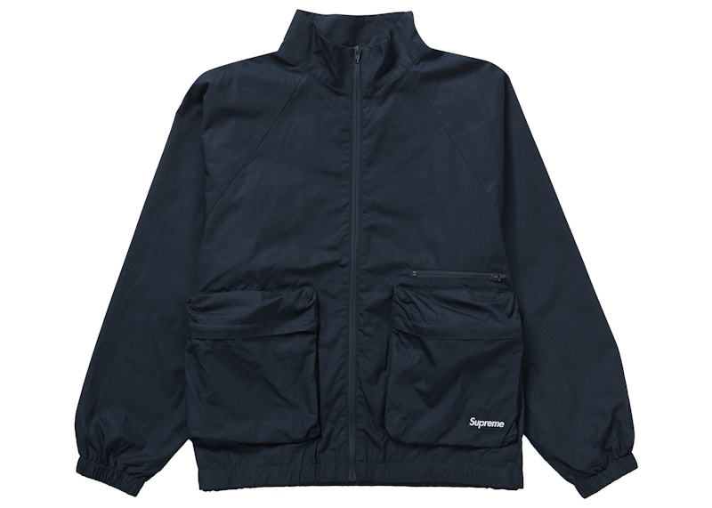 Supreme Raglan Utility Jacket Black Men's - SS23 - US