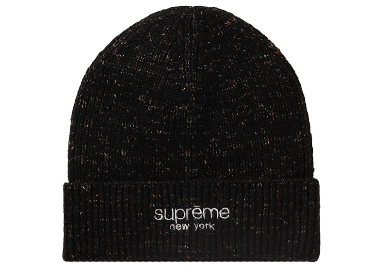 Supreme Rainbow Speckle Beanie Black - FW21 - JP