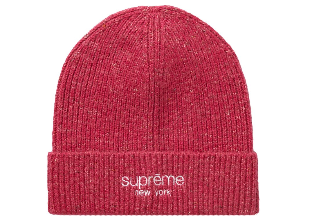 Pre-owned Supreme Rainbow Speckle Beanie Pink
