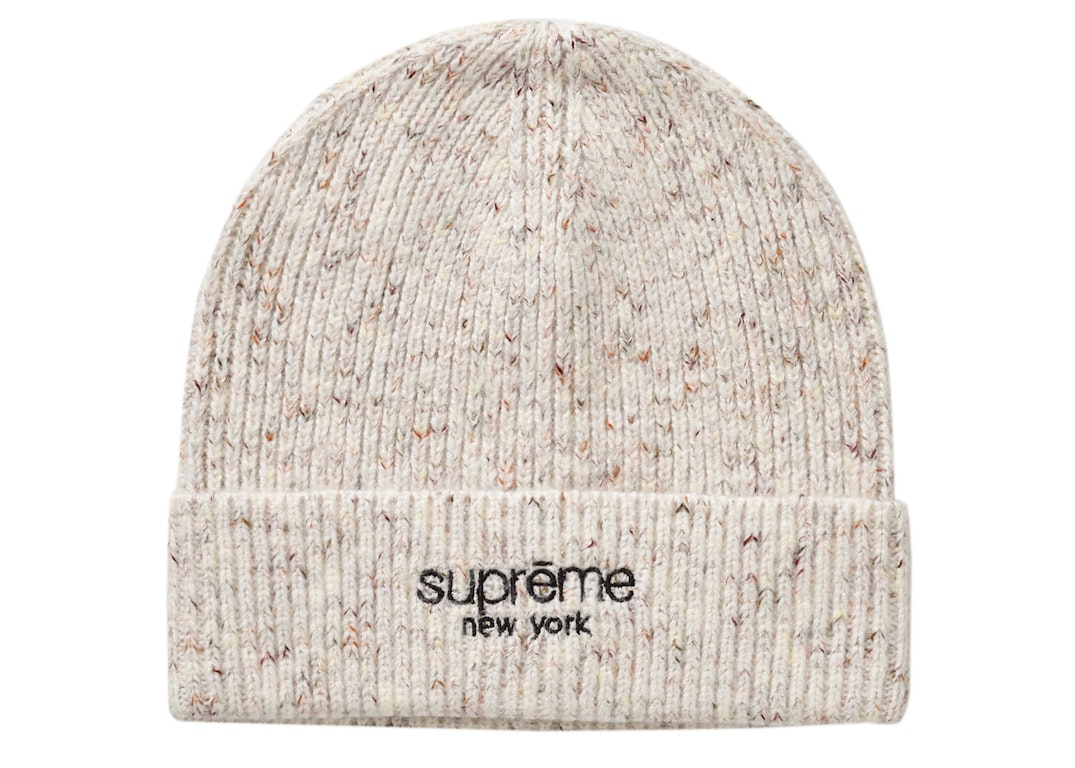 Pre-owned Supreme Rainbow Speckle Beanie White