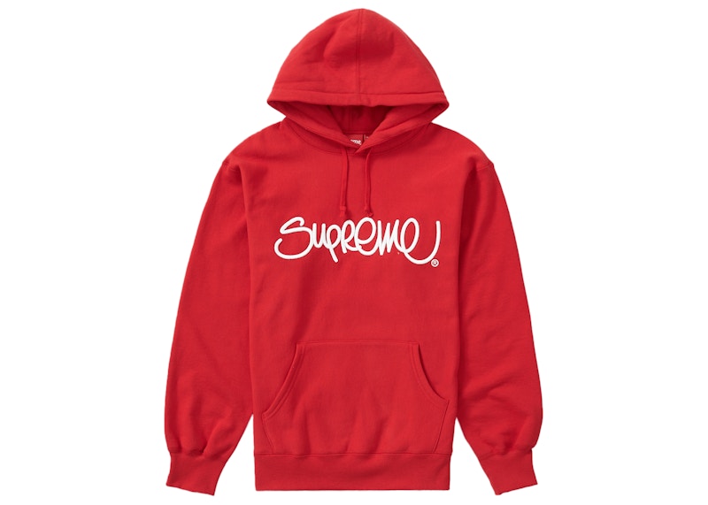 Raised Handstyle Hooded Sweatshirt