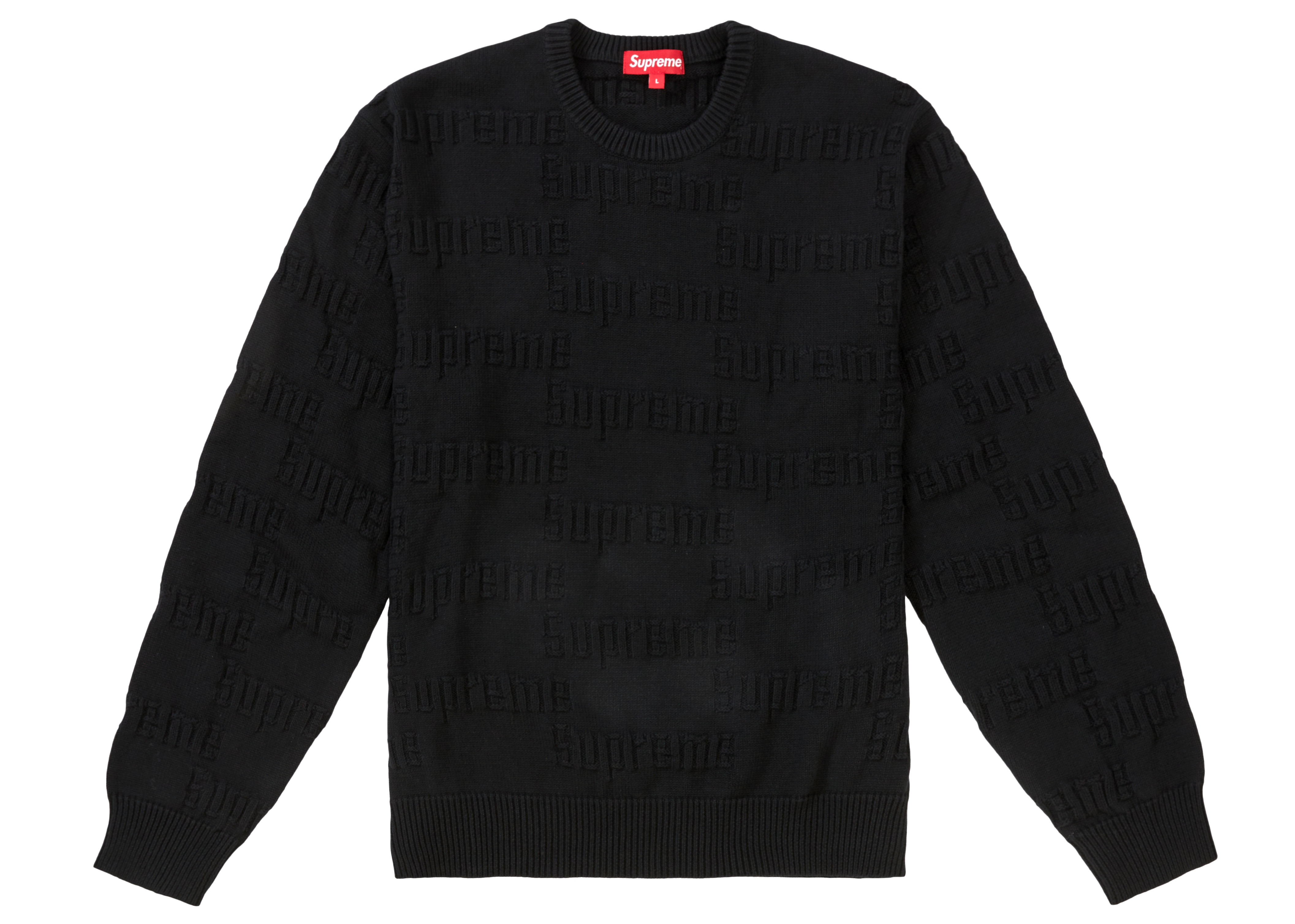 Supreme Qualite SweaterBlack Black 黒色シュプリーム