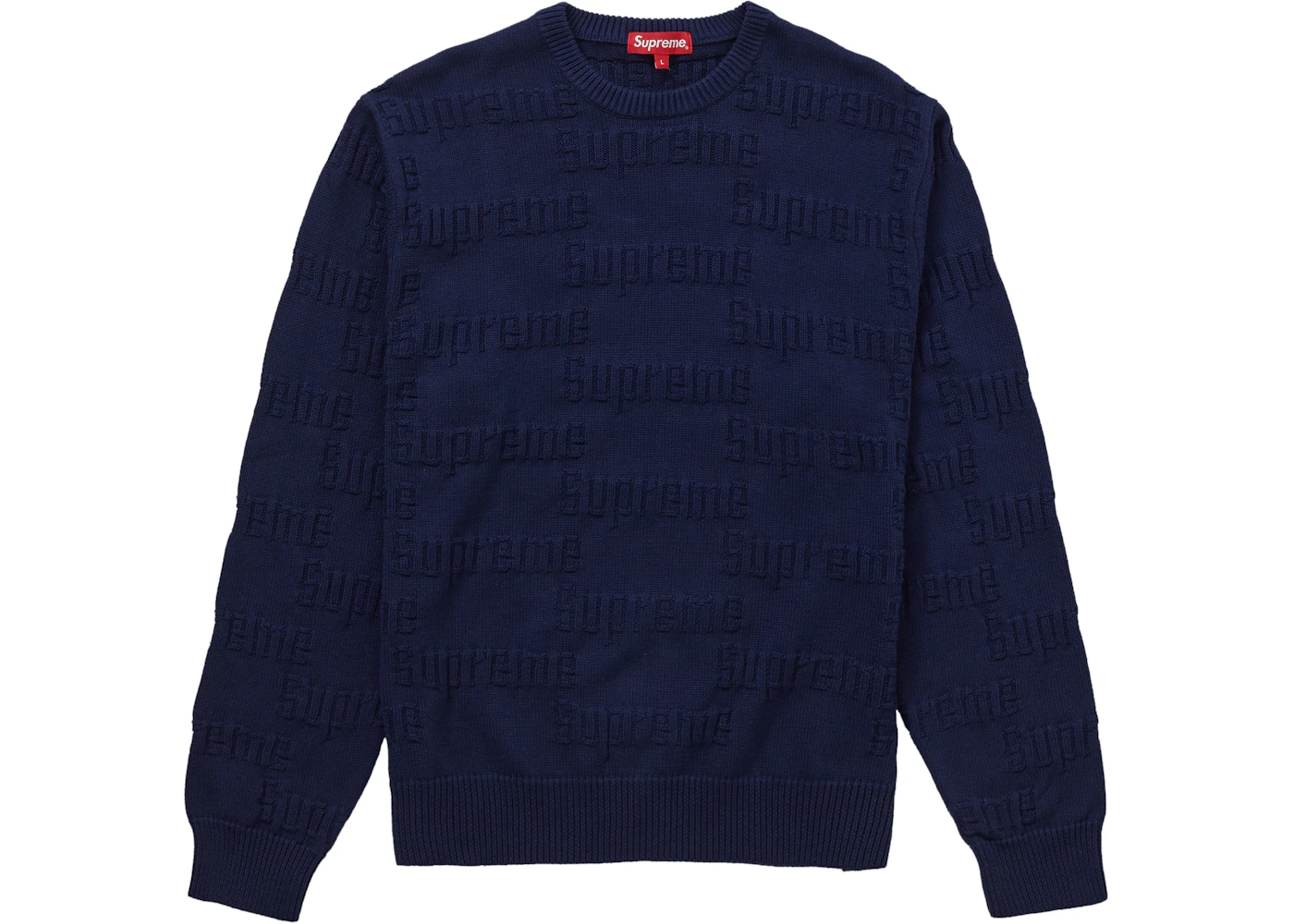 Supreme raised logo sweater Clearance