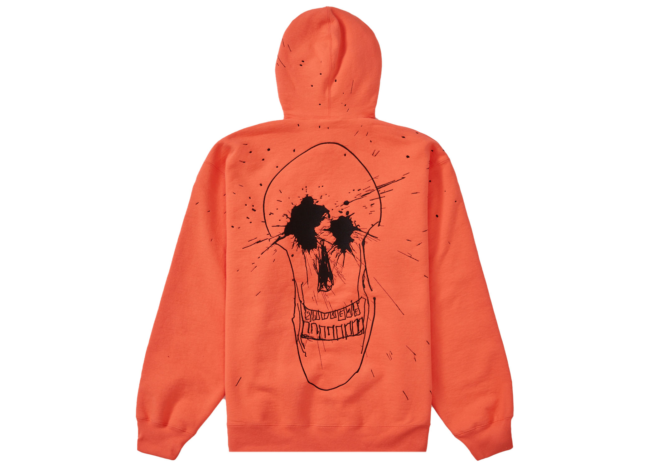 Supreme Ralph Steadman Skull Hooded Sweatshirt Apricot