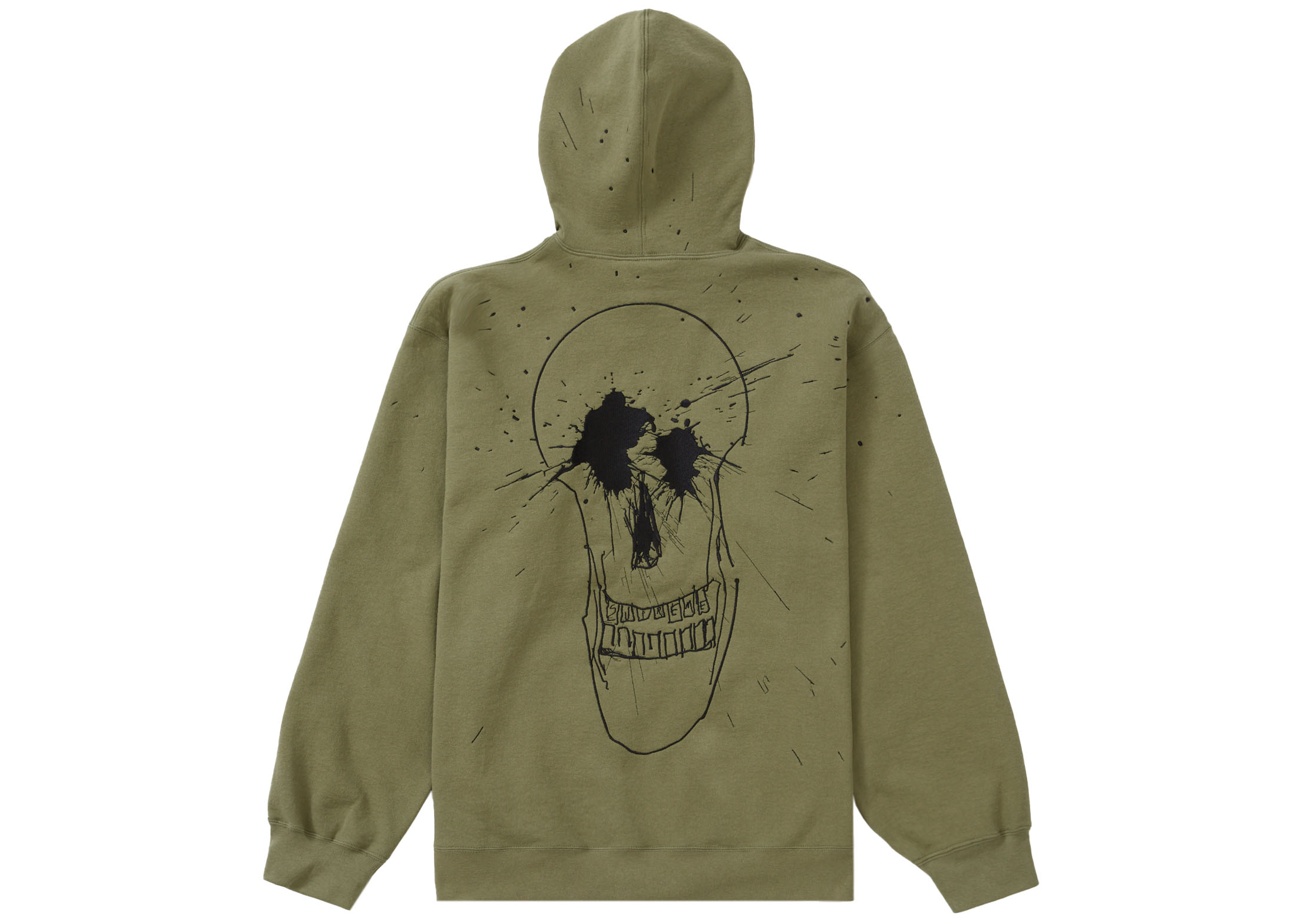 Supreme Ralph Steadman Skull Hooded Sweatshirt Light Olive メンズ ...