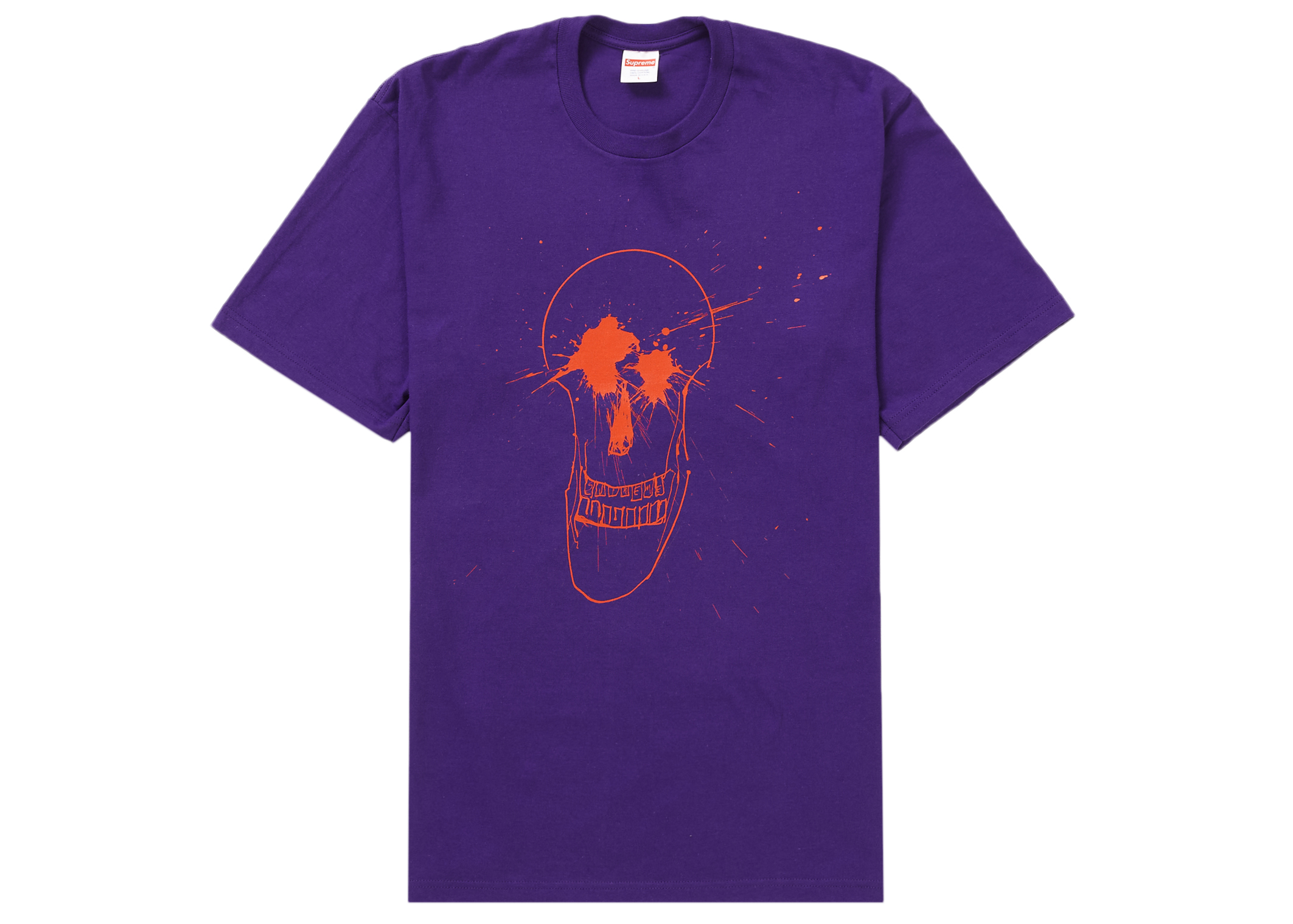 Supreme Ralph Steadman Skull Tee Purple Men's - SS22 - US