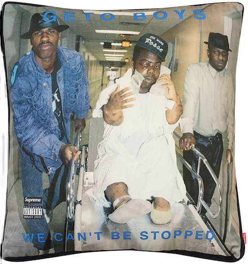 Supreme Rap A Lot Records Geto Boys Pillow Black - SS17 - US