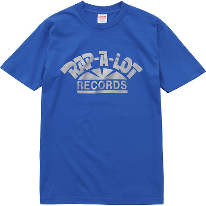 Supreme rap a lot records clearance tee