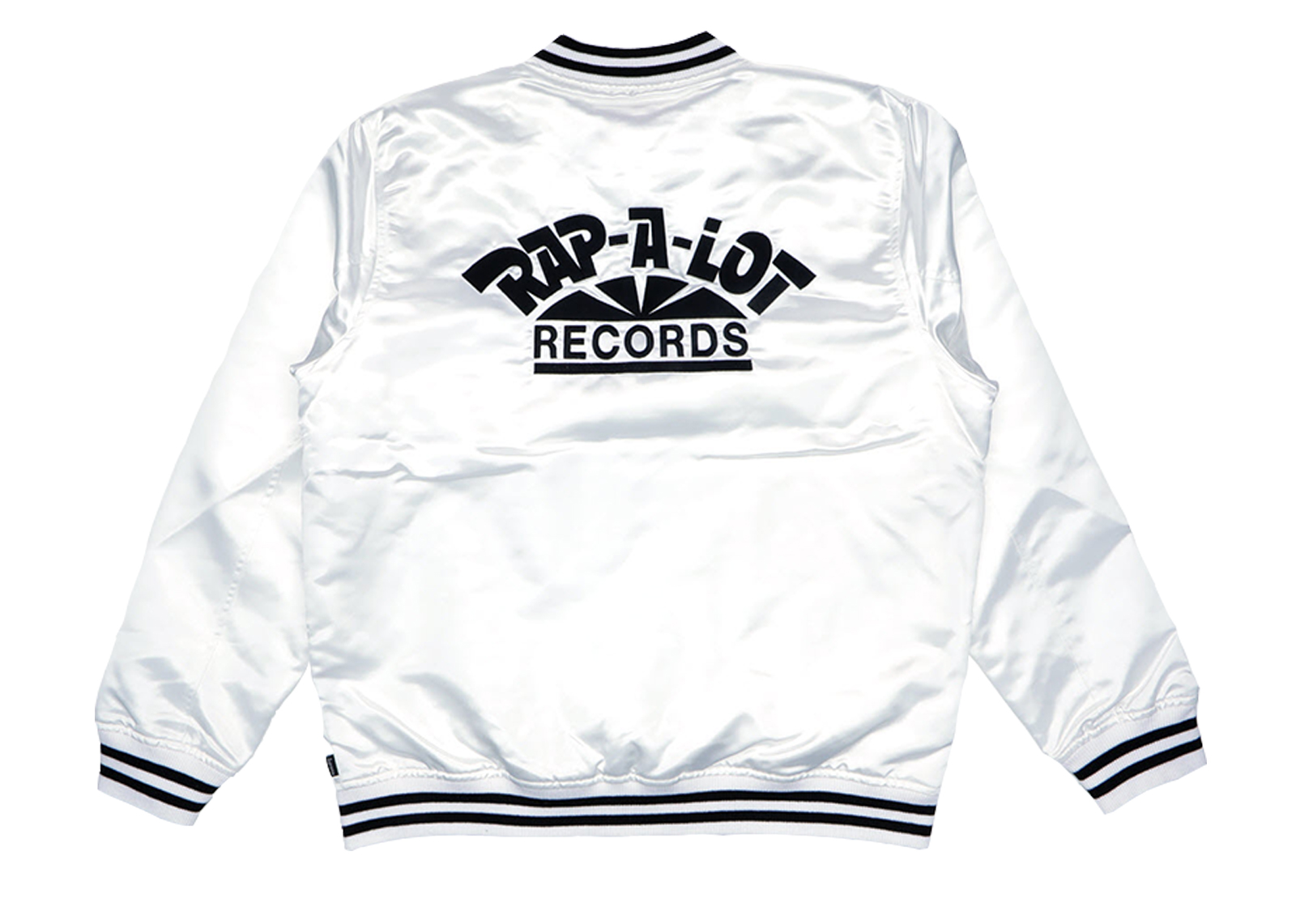 Supreme Rap A Lot Records Satin Club Jacket White Men's - SS17 - US