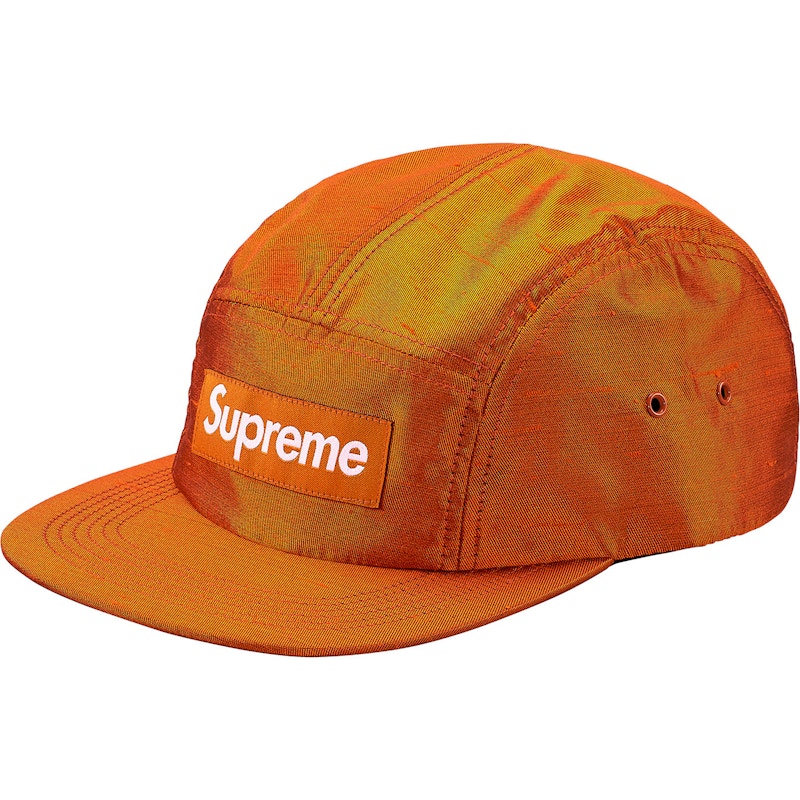 Supreme Raw Silk Camp Cap Orange - FW17 - US