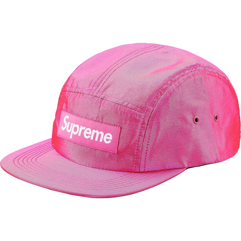 Supreme raw silk store camp cap