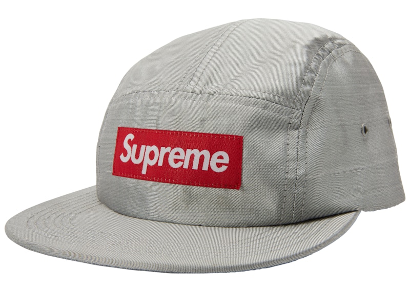 supreme raw silk camp cap silver FW17-eastgate.mk