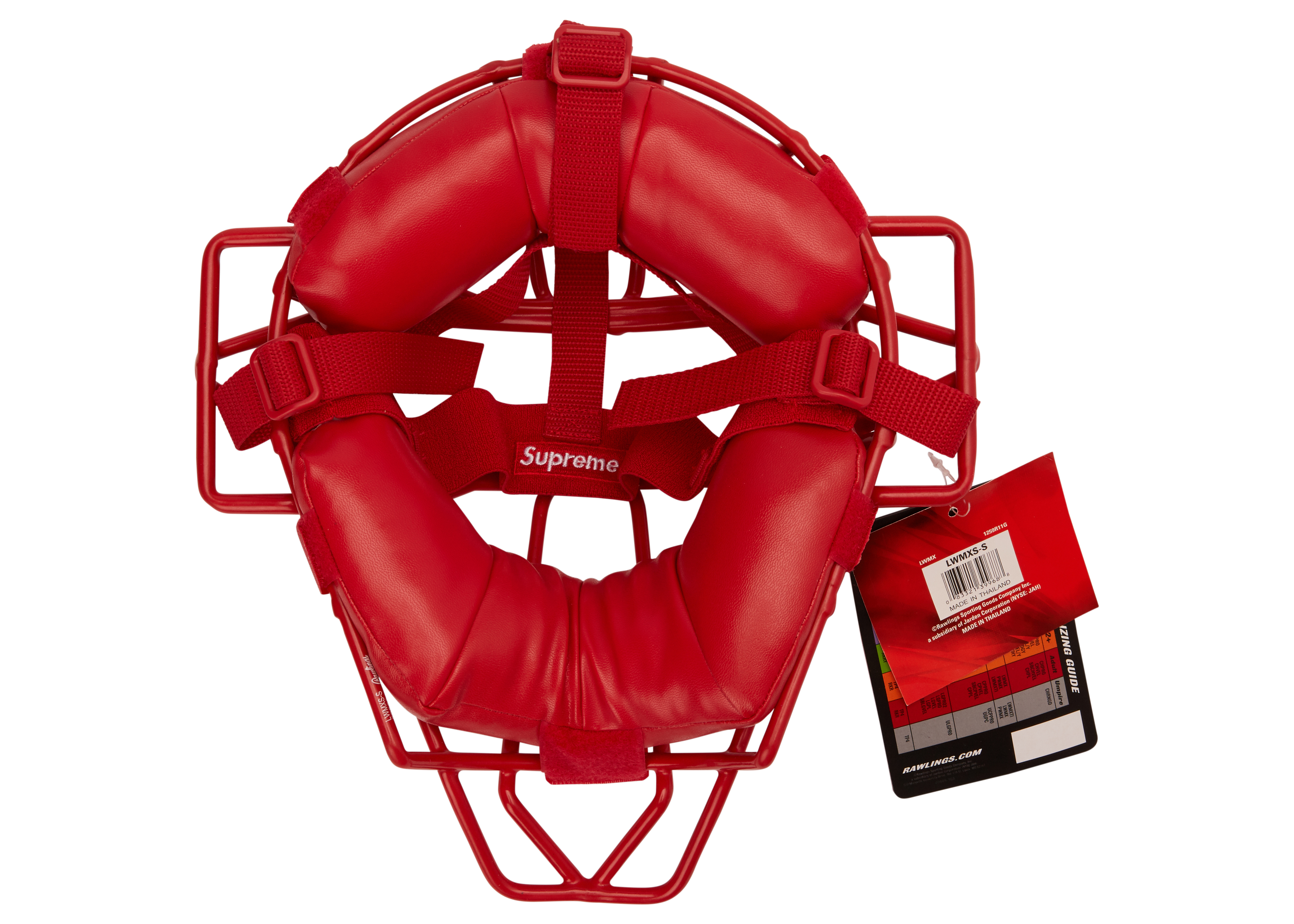 Supreme Rawlings Catcher's Mask Red - SS18 - US