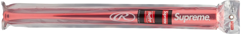 Supreme Rawlings Chrome Maple Wood Baseball Bat Red - SS21 - US