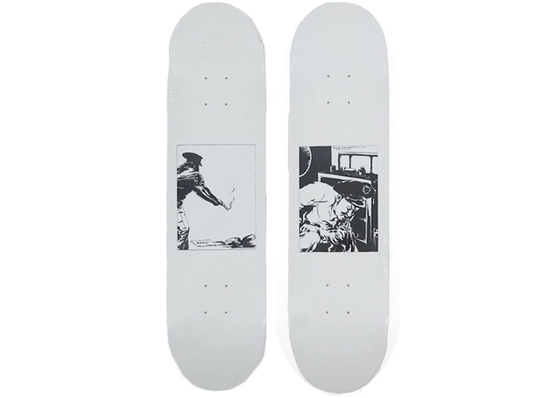 Supreme Raymond Pettibon Blood & Sperm Skateboard Deck Multi 