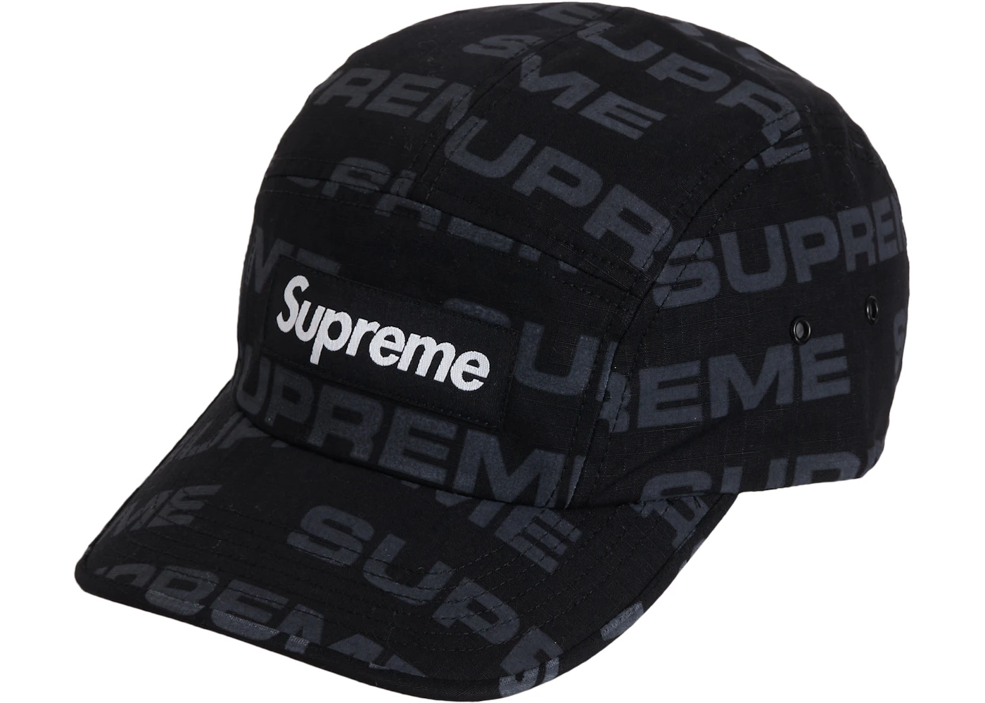 Buy Supreme Reactive Print Camp Cap 'Black' - FW20H41 BLACK