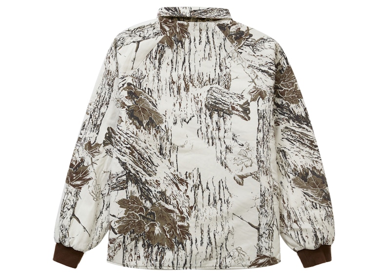 Supreme RealTree Reversible Quilted Work Jacket Snow Camo Men's