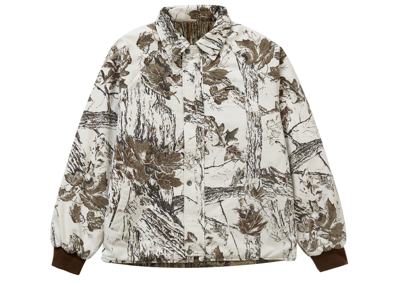 Supreme RealTree Reversible Quilted Work Jacket Snow Camo メンズ ...