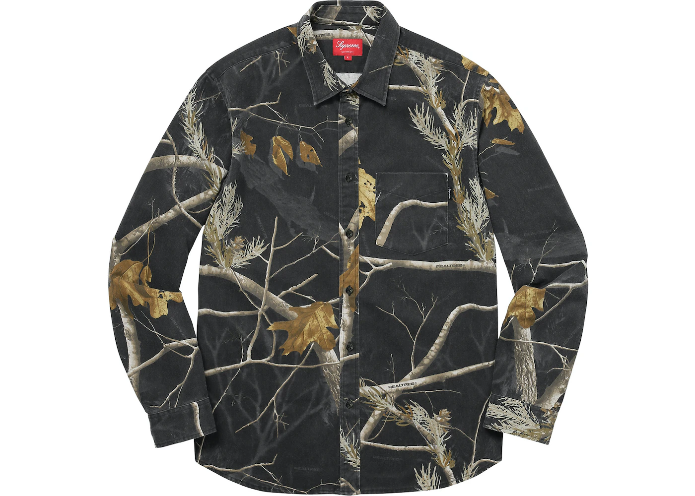 VTG OUTFITTERS RIDGE REAL TREE CAMO T SHIRT L SUPREME HUNTING YEEZY OFF  WHITE