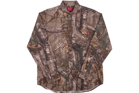 Supreme Realtree Camo Flannel Shirt Woodbine Men's FW17 US