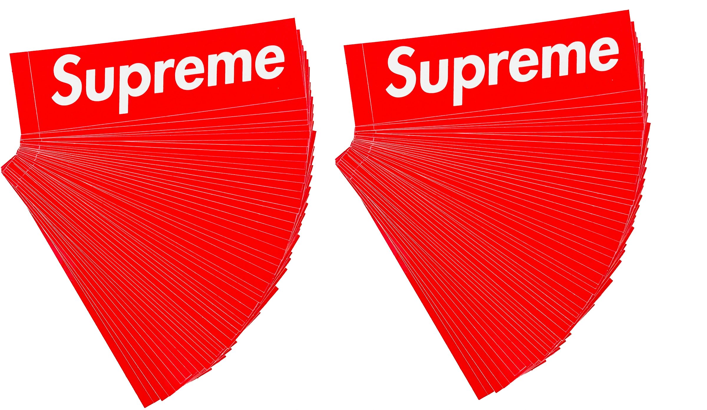 Supreme Louis Vuitton Box Logo Stickers