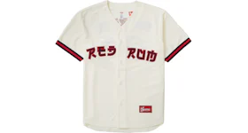 Supreme Red Rum Baseball Jersey Natural