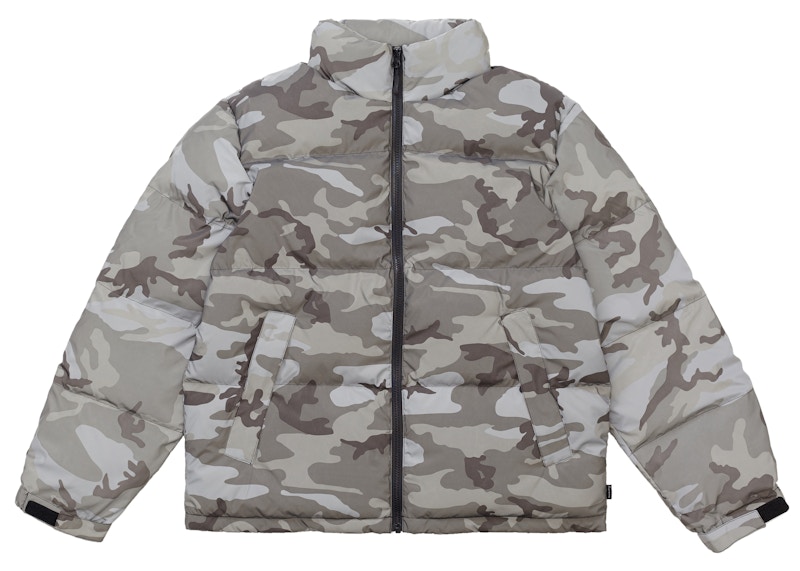 Supreme Reflective Camo Down Jacket Snow Camo Men's - FW18 - US