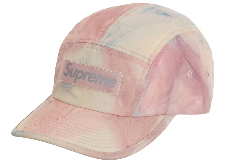 supreme reflective dye camp cap