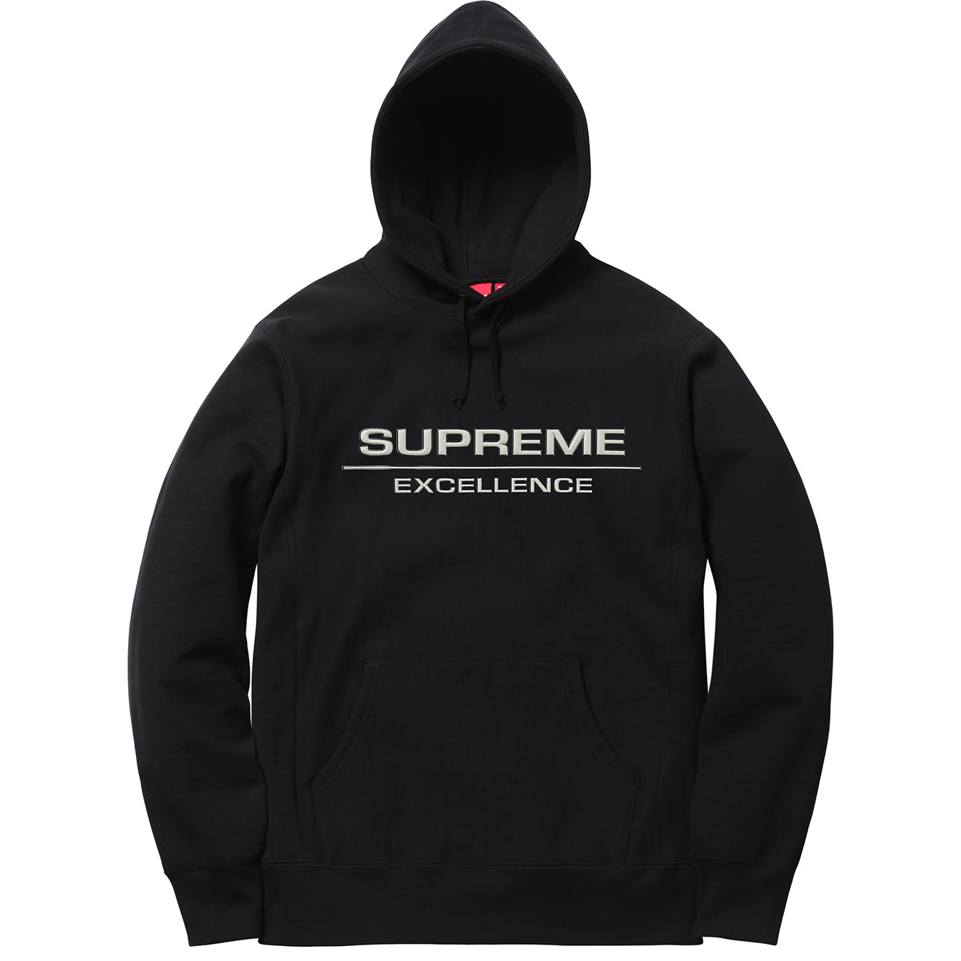 Supreme Reflective Excellence Hooded Sweatshirt Black Men's - FW17 