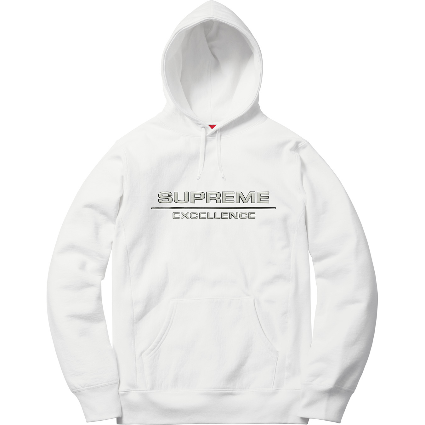 Supreme Reflective Excellence Hooded Sweatshirt White Men's - FW17