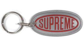 Supreme Reflective Keychain Silver