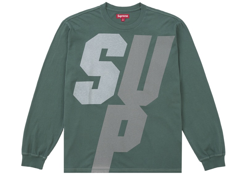 Supreme reflective L/S top Supreme Reflective Logo L/S