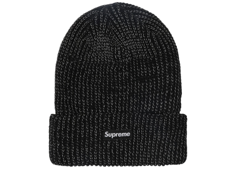 supreme stripe speckle beanie black - ニットキャップ/ビーニー