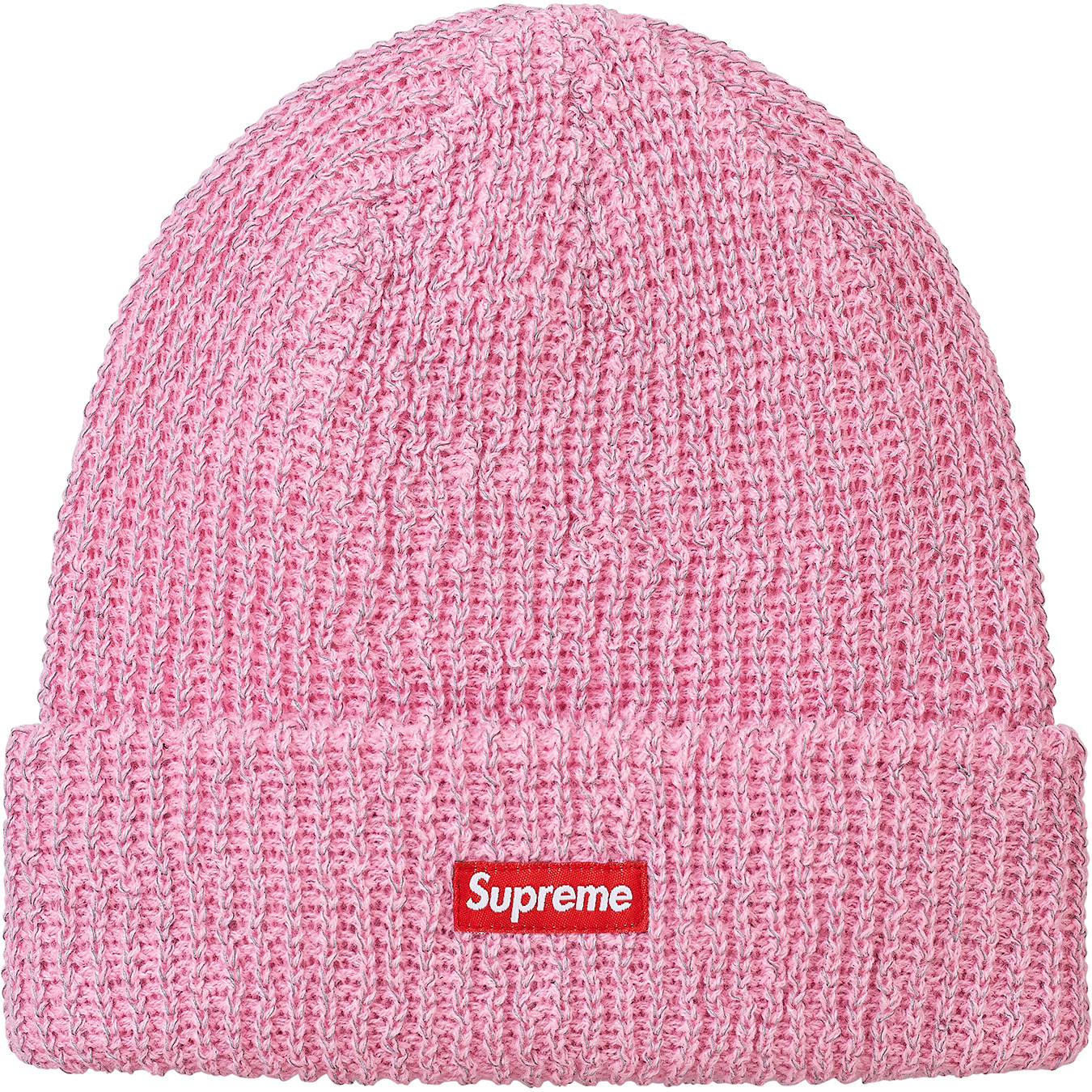 Supreme Reflective Loose Gauge Beanie Red - FW17 - US