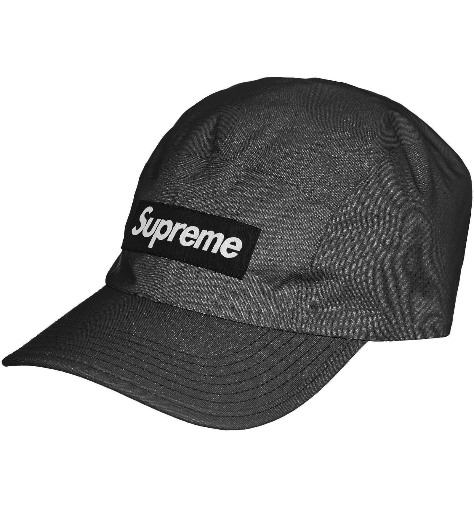 Supreme reflective ripstop camp cap black Clearance