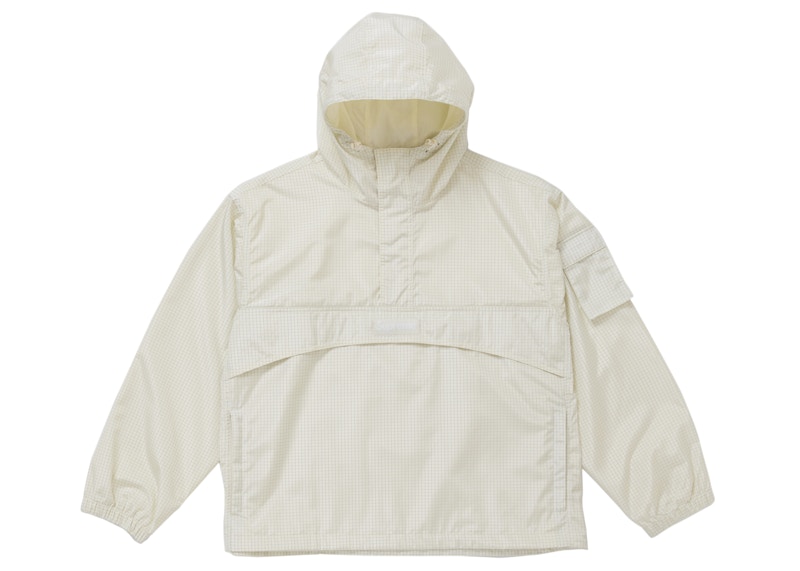 Pre-owned Supreme Men's Reflective Ripstop Anorak In Jacket White