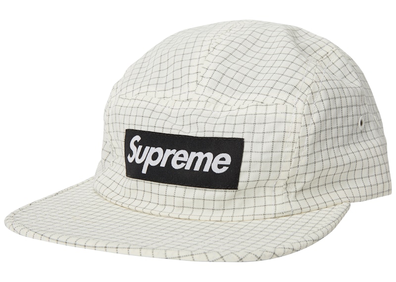 Supreme Reflective Ripstop Camp Cap White - FW18 - US