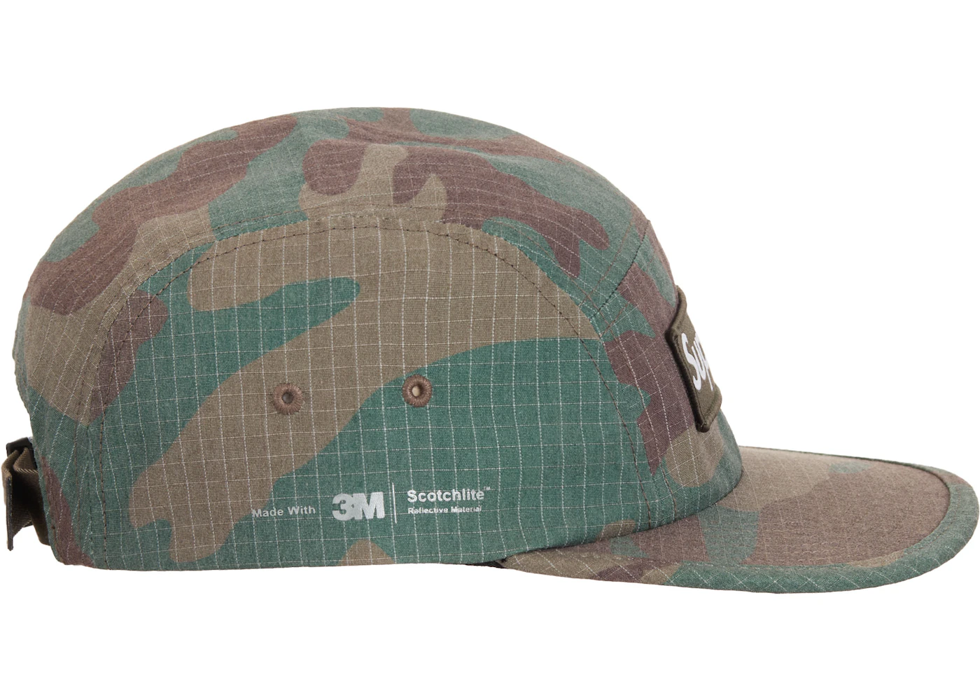 Supreme Reflective Ripstop Camp Cap (SS24) Woodland Camo - SS24 - US