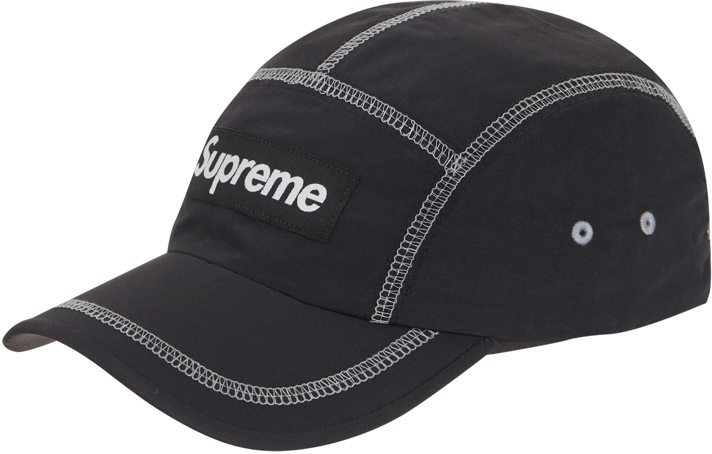 Supreme LV Monogram Camp Cap Black, Men's Fashion, Watches