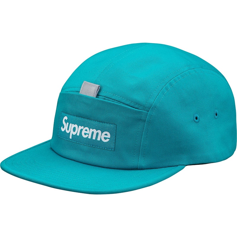 Supreme Reflective Tab Pocket Camp Cap Teal - SS18 - US